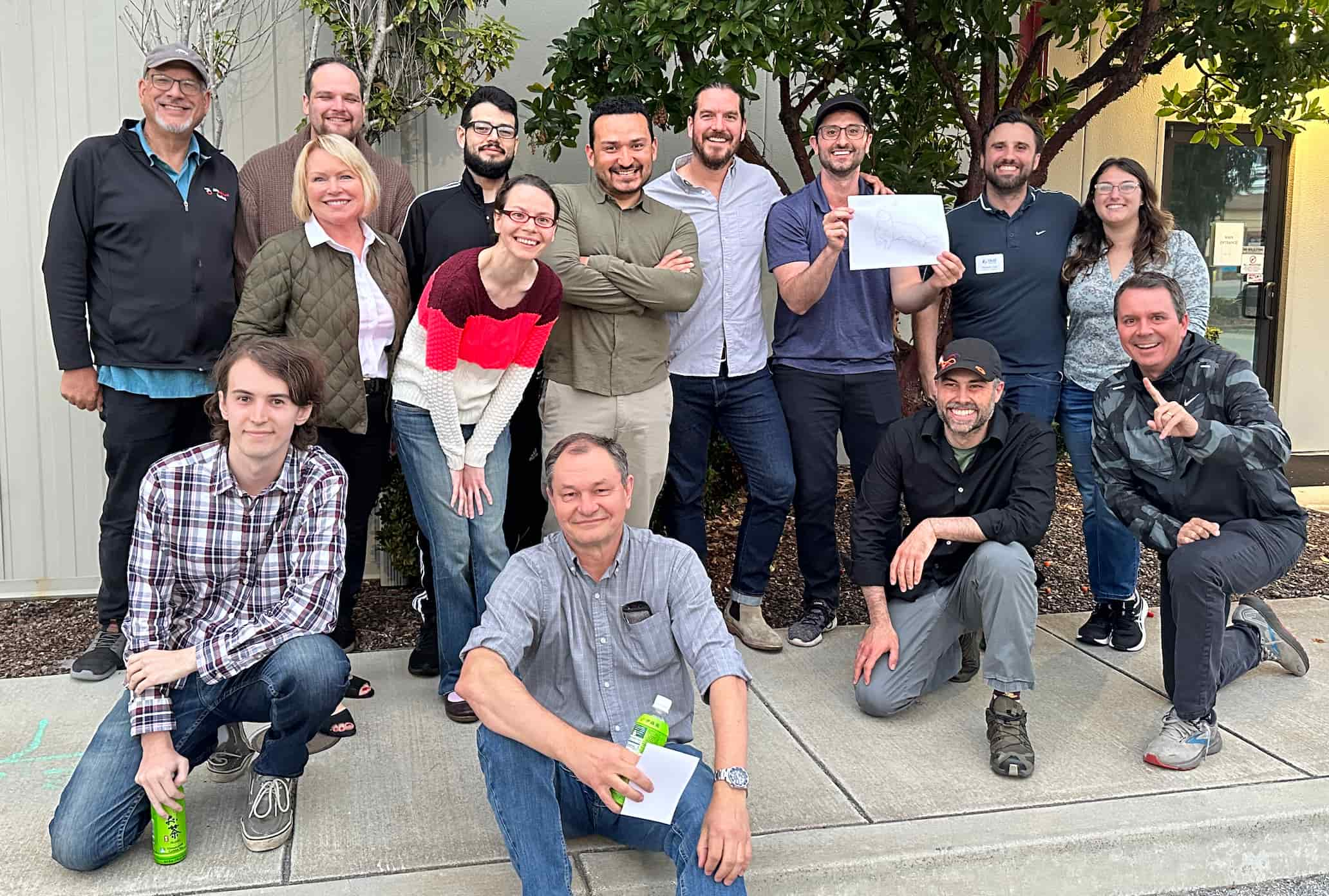 group shout of the first monterey bay tech meetup