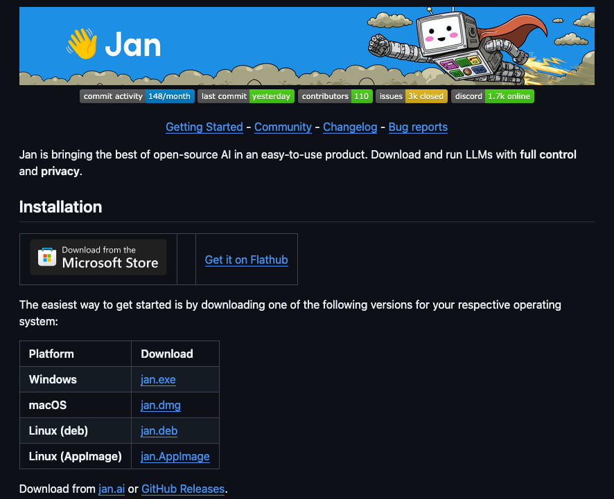 Example of a project banner from Jan